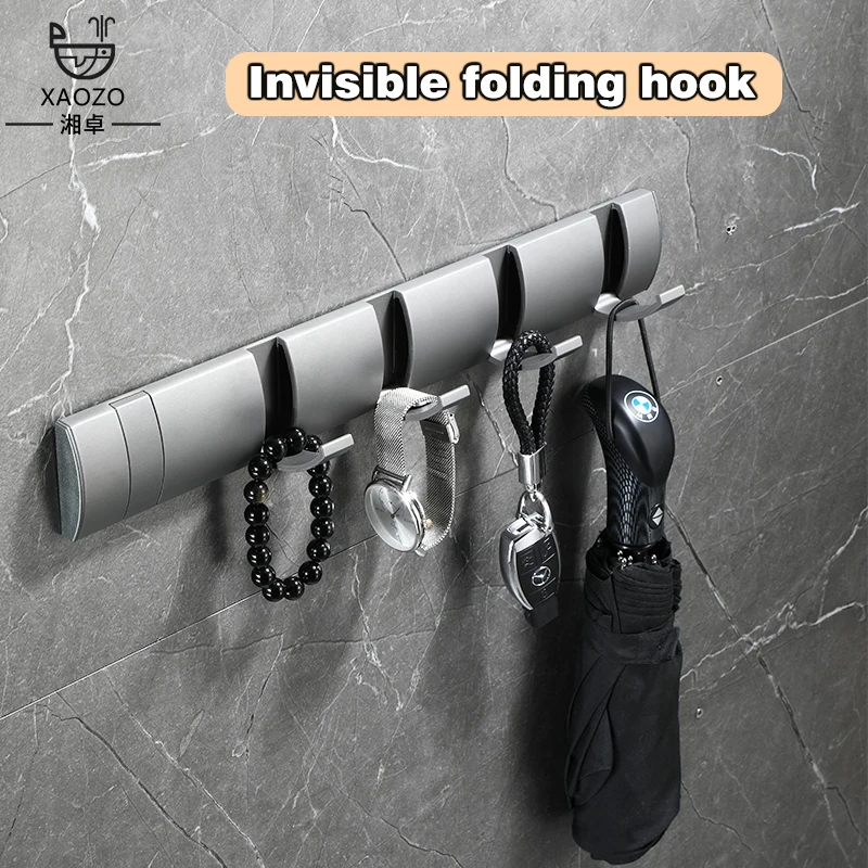 Bathroom Behind the Door Hidden Hanging Hooks