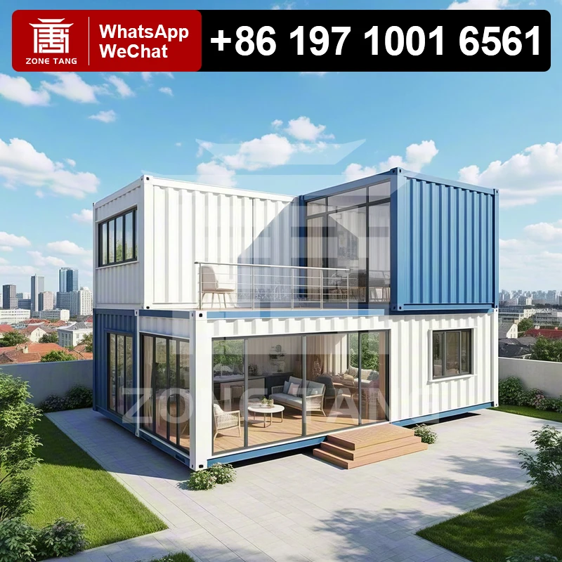 40ft expandable prefab container home steel frame tiny house villa