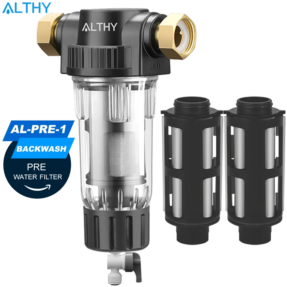 Whole House Spin-Down Sediment Pre-Filter, Backwash : Mesh Water Purifier Whole House Spin-Down Sediment Pre-Filter, Backwash : Mesh Water Purifier