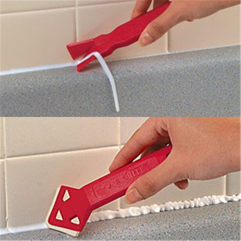 Two mini hand scrapers for removing glue, residue, and cleaning floors or tiles.