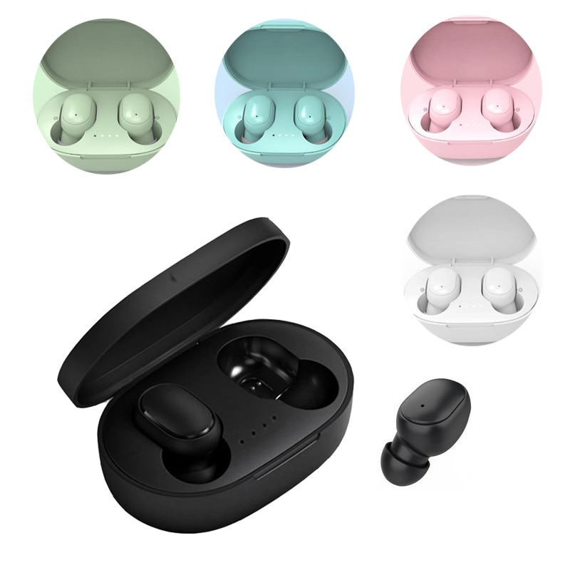 Black wireless Bluetooth headphones with soft earcups for stereo audio.