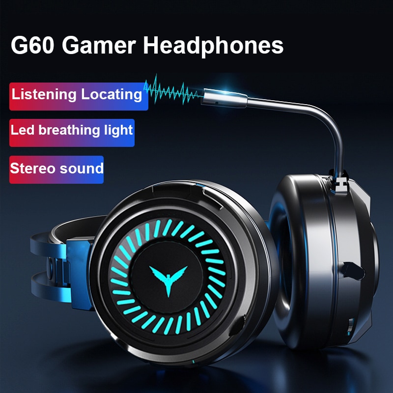 Gaming headset with boom microphone, offering stereo sound for PC and consoles.