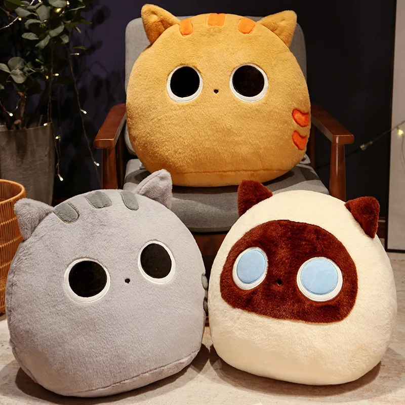Plush, soft cartoon animal decorative pillows for a playful home decor accent.